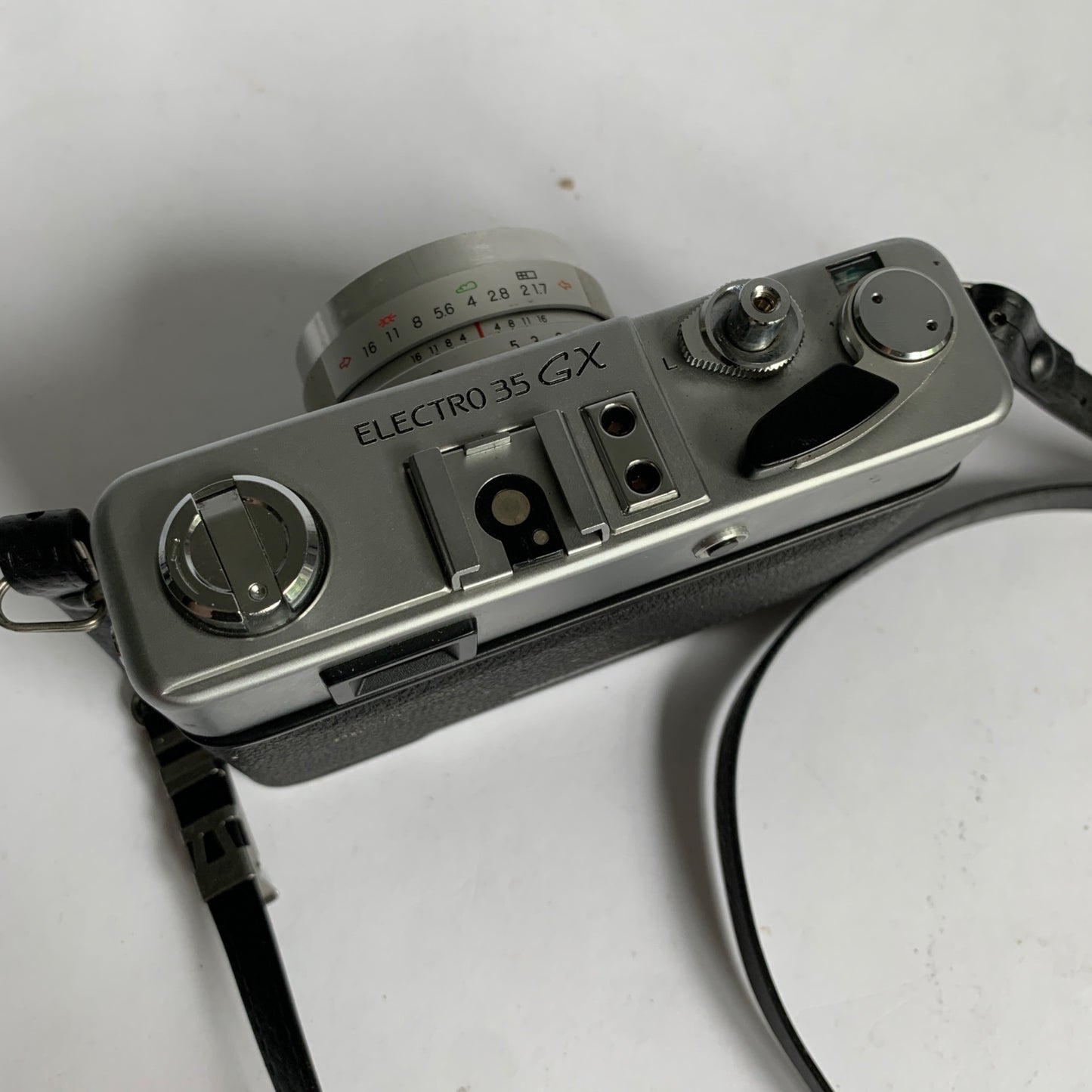 Yashica Electro 35 GX Camera Silver Black AS IS UNTESTED