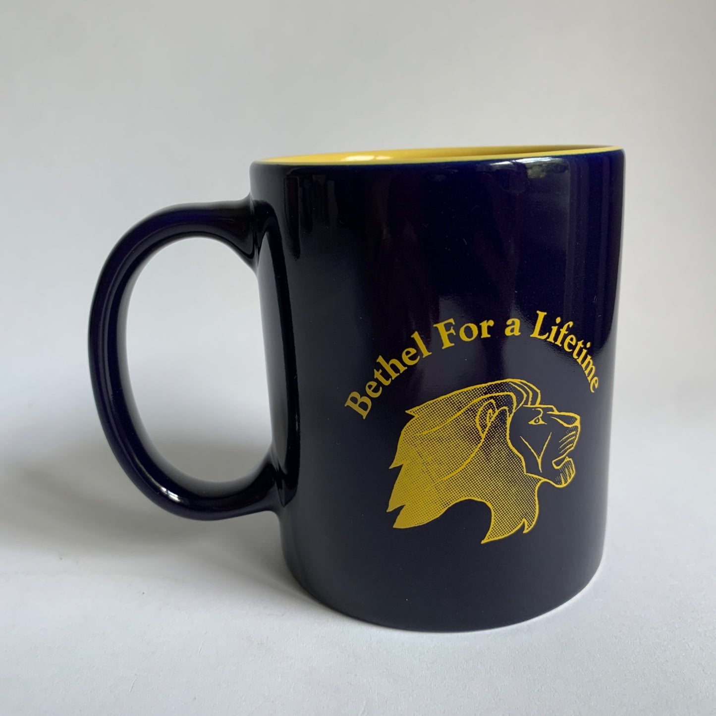 2001 Bethel Alumni Coffee Club Vintage Navy Mug