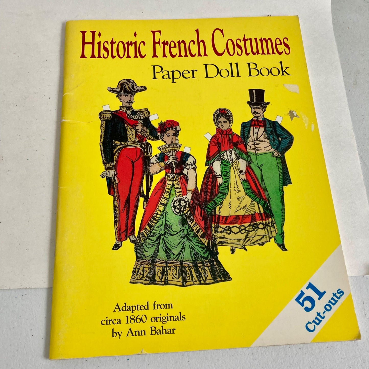 Lot 4 Paper Doll Books ALL UNCUT Carmen Miranda Knights in Armor French Costumes