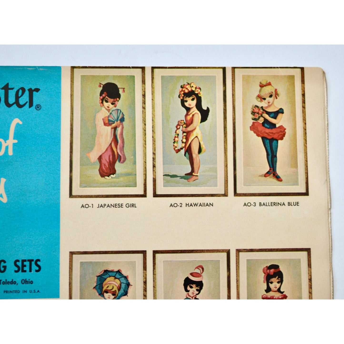 Craft Master Gallery of Paintings Numbered Oil Painting Sets Advertisement Flyer
