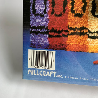 Millcraft Latch Hook Kit Crayons New Vintage 12 x 12"