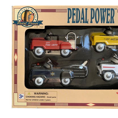 Pedal Power Die Cast Metal 1:10 Scale Vehicles New 1/10