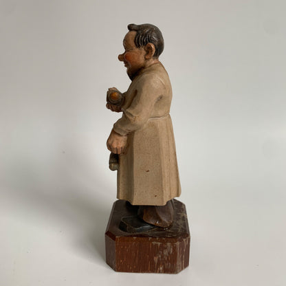 Anri Toriart Psychiatrist 11801/3 Italy Carved Figurine