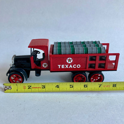 Vintage Ertl Texaco 1925 Kenworth Stake Truck Diecast Coin Bank w/ KEY!