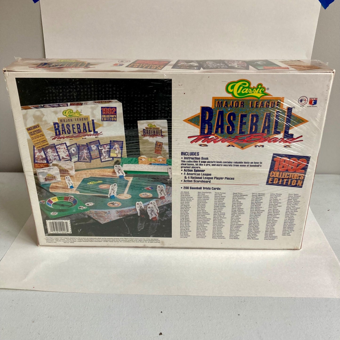 Classic Major League Baseball Trivia Board Game 1992 Series NEW & SEALED!