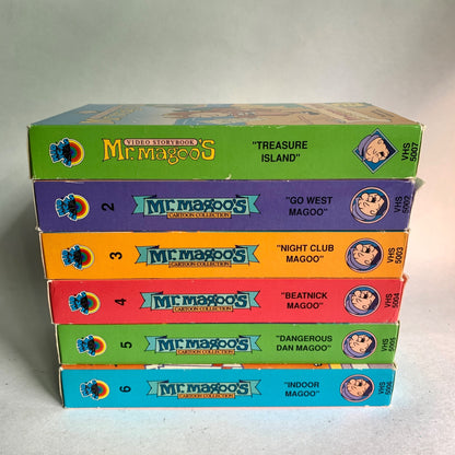 Mr. Magoo's Vintage VHS Lot of 6