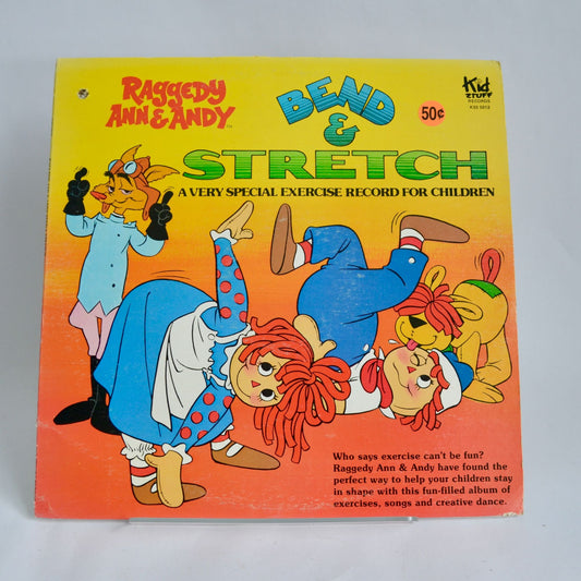 Raggedy Ann & Andy Bend & Stretch Exercise Record for Children Vintage KS 5012