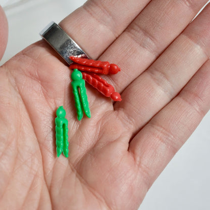 Vintage Christmas Card Holder Pins