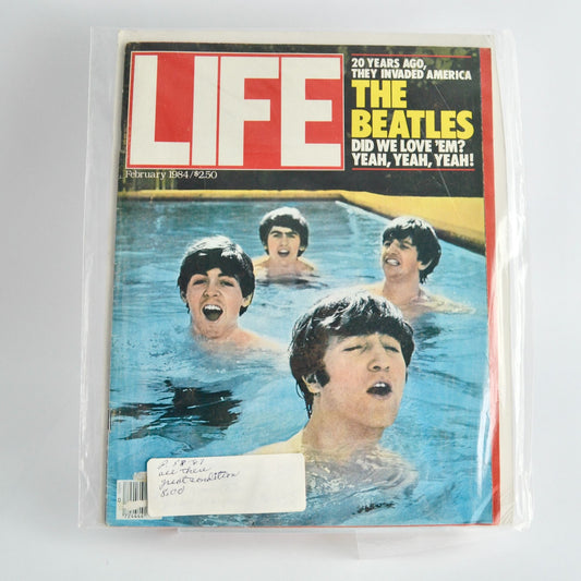Life Magazine February 1984 Vol 7 No. 2 The Beatles Return with Us Vintage