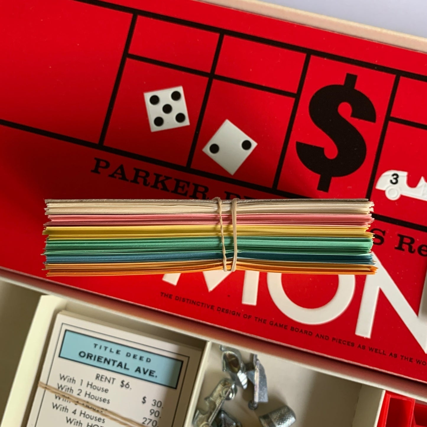 Parker Brothers 1961 Monopoly Board Game Complete Unused