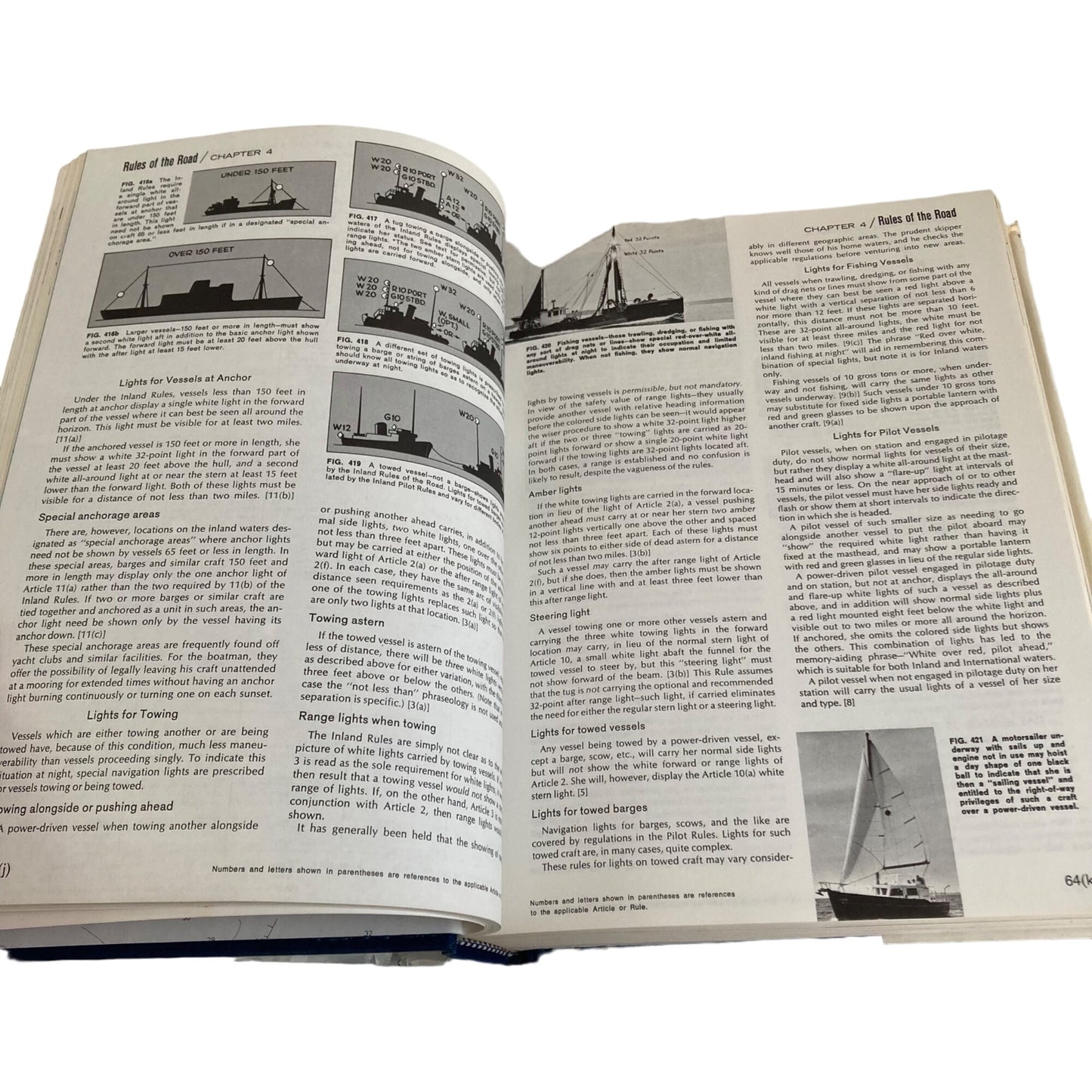 Vintage Chapman Piloting: Seamanship & Small Boat Handling Book Hardcover