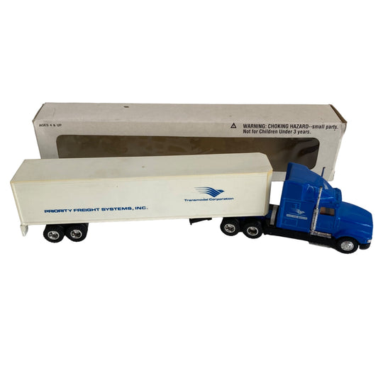 Vintage Road Champs Diecast Semi Truck Transmodel Corporation Priority Freight