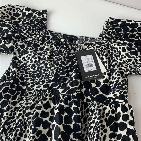 NEW Who What Wear Leopard Dress Size Small