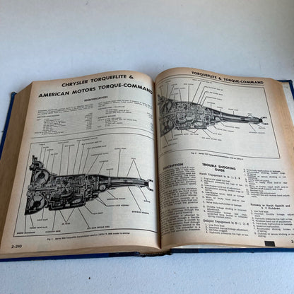 Vintage Motor Auto Repair Manual 1973-1978 Hardcover Service Manual Book