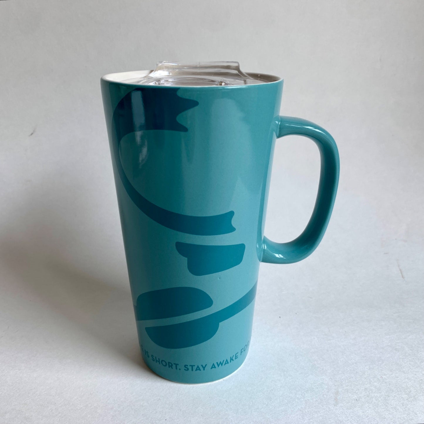 Caribou Coffee 2022 18 oz. Teal Travel Mug with Lid