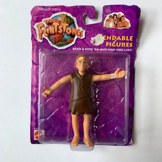 Mattel The Flintstones Bendable Figures New Barney