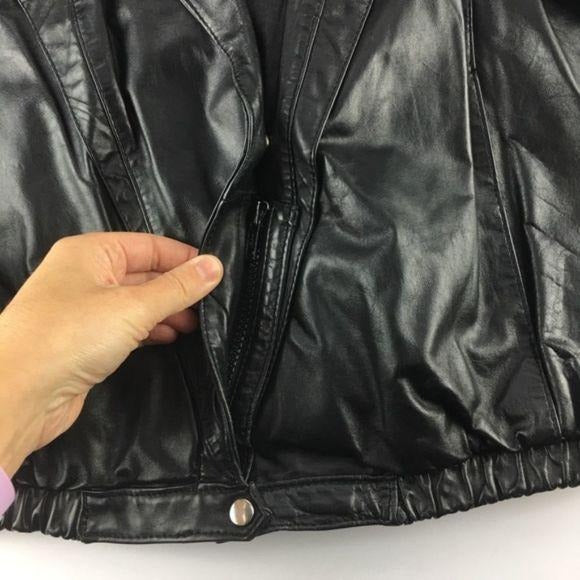 Vintage Berman’s Black Leather Jacket