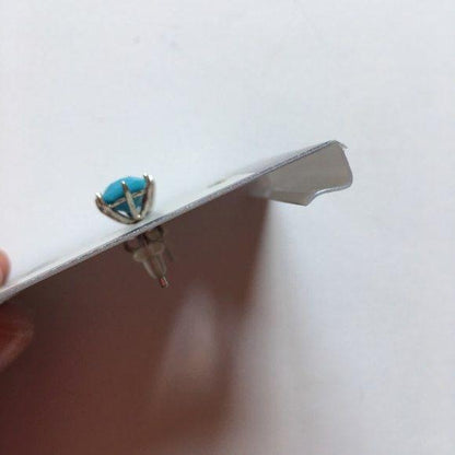 Mist Swarovski Silver Turquoise Earrings New