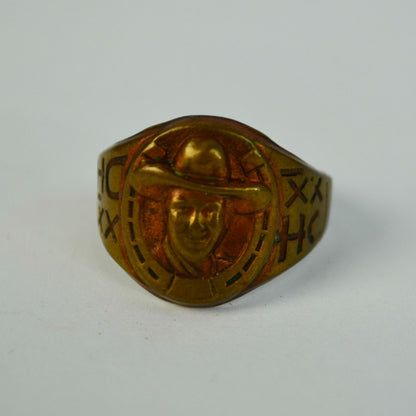 1950s Vintage Hopalong Cassidy Children's Adjustable Ring