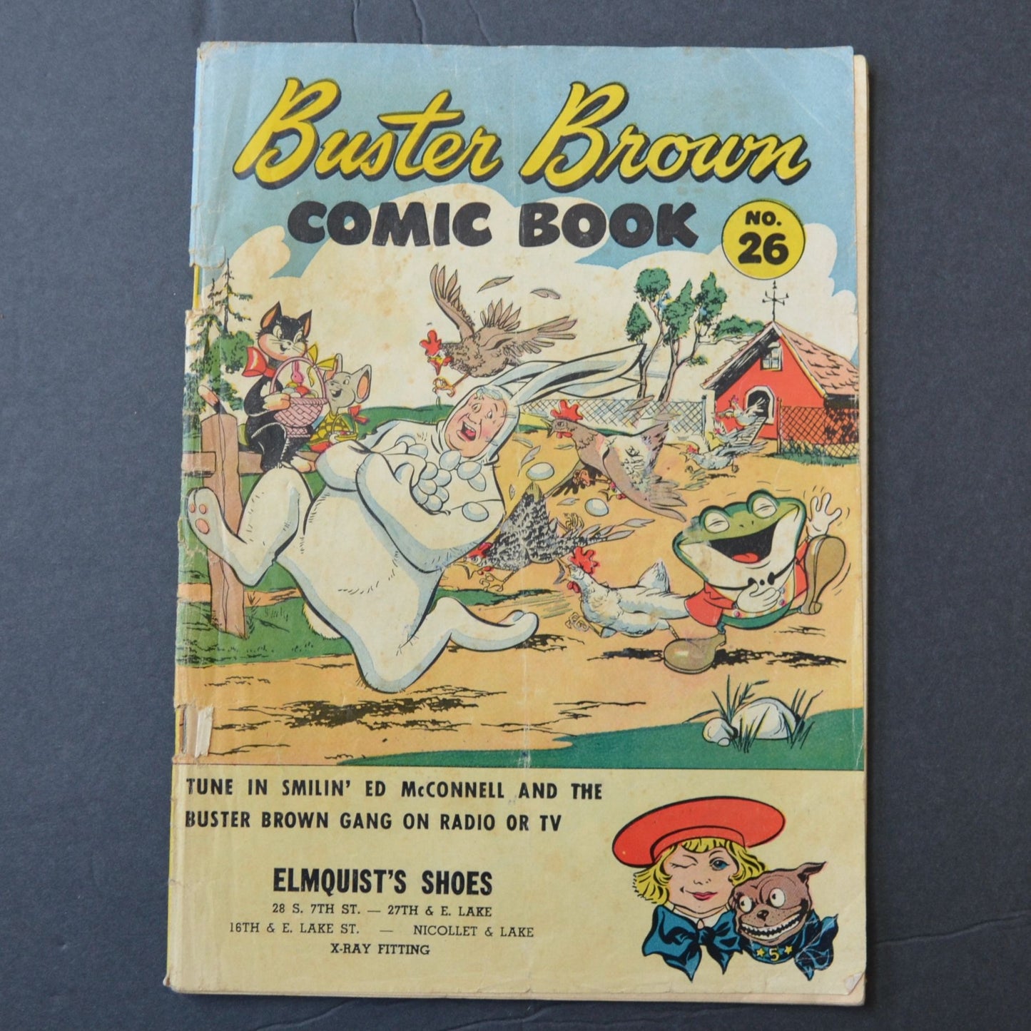 Buster Brown Comic Book # 26 Elmquist's Shoes MN 1946