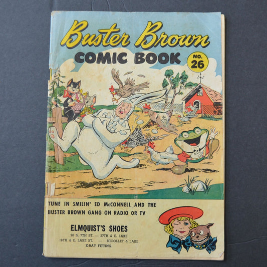 Buster Brown Comic Book # 26 Elmquist's Shoes MN 1946