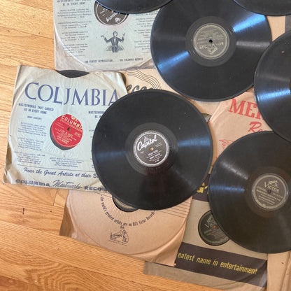 Large Lot Vintage 10-inch Records Columbia Capitol RCA Victor Decca Cosmo MGM