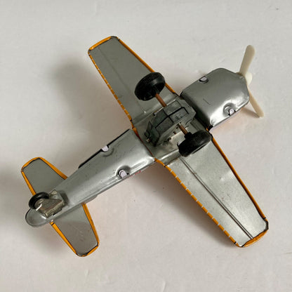 Vintage 1960's Japan Tin Cessna Airplane Friction Toy Plane