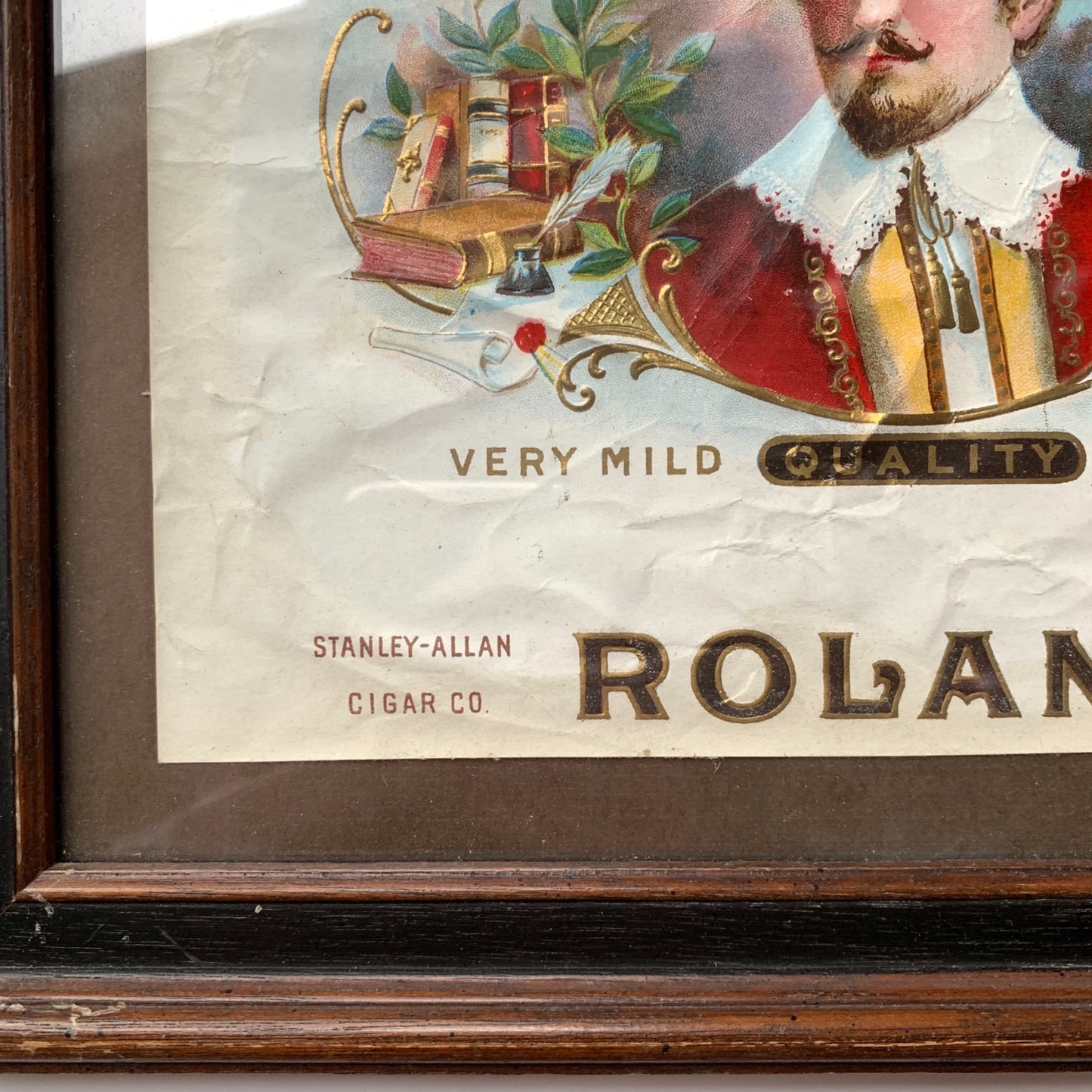 Vintage Rolamo Cigar Framed Print