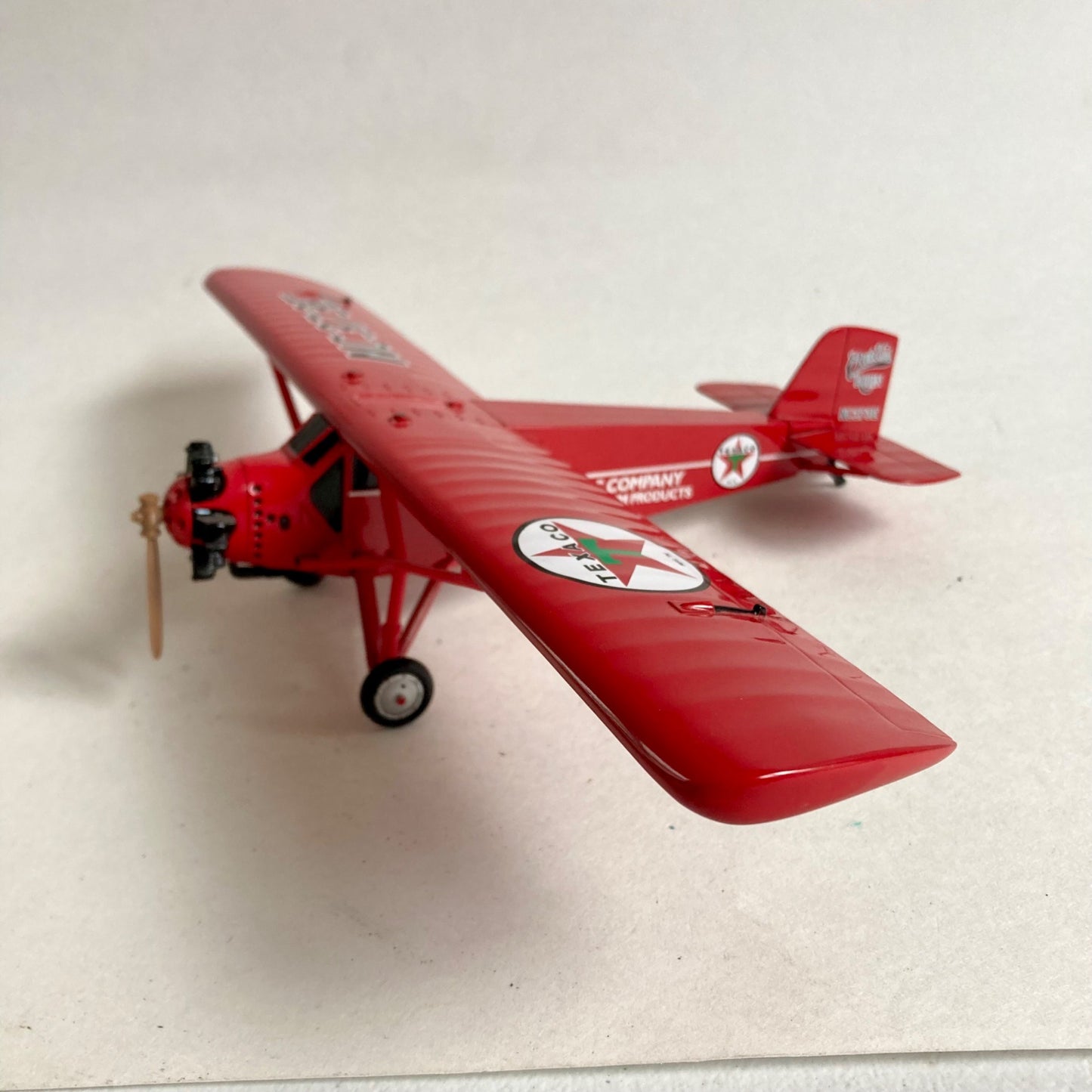Vintage Wings of Texaco 1929 Curtiss Robin Airplane w/ Box Diecast Coin Bank