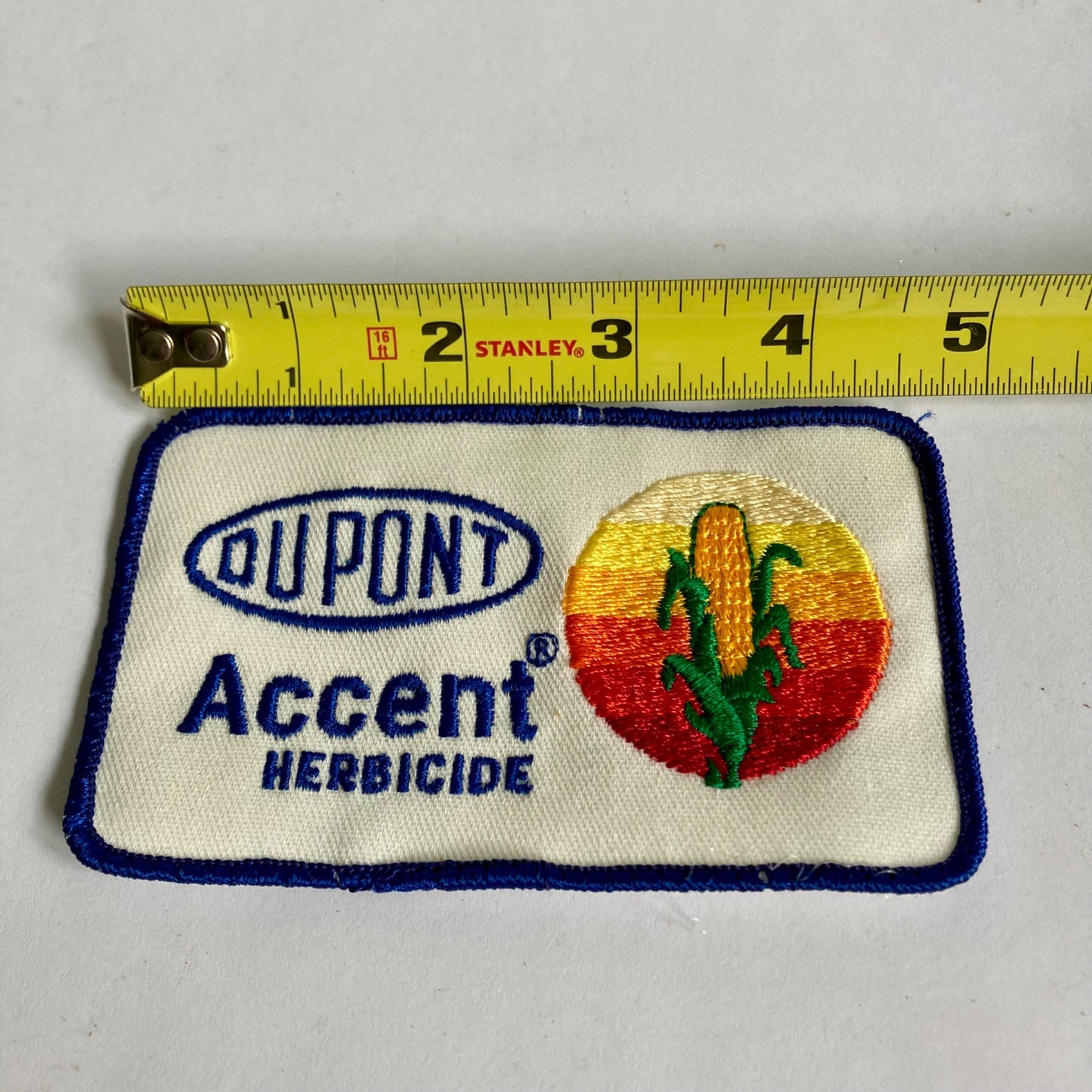 Vintage DUPONT Accent Herbicide Patch Embroidered Farming Agriculture