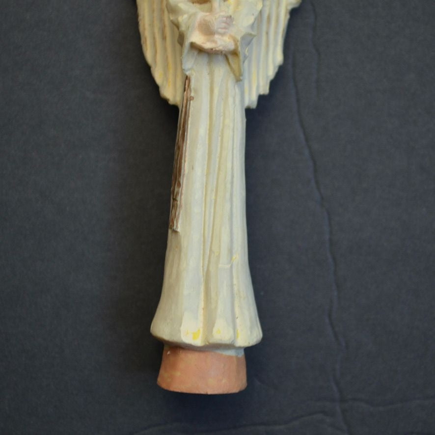 Angel Ornament Vintage Folk Style Tall 5.5"