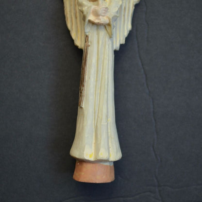 Angel Ornament Vintage Folk Style Tall 5.5"