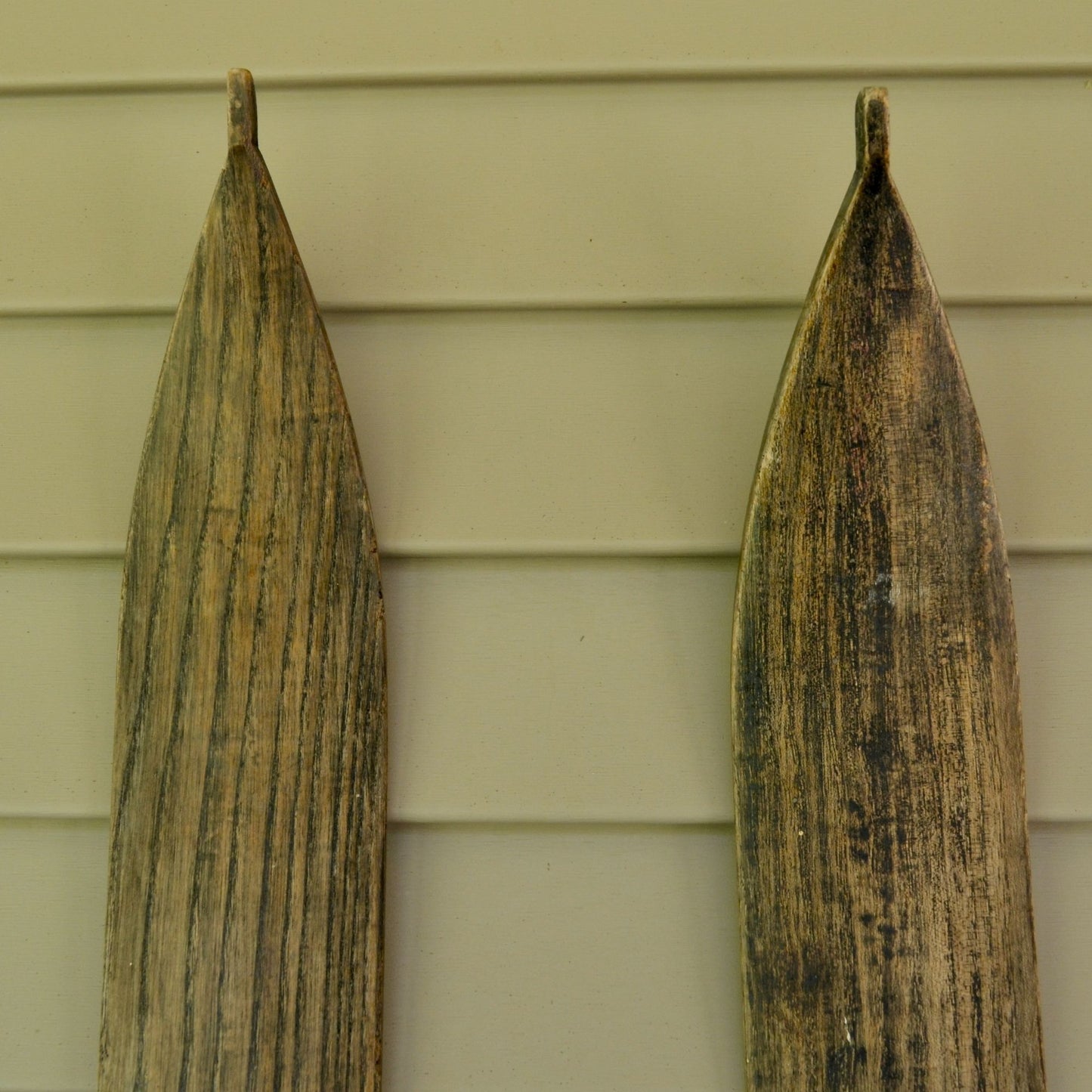 Vintage Wood Snow Skis Downhill Wooden Alpine Skiing 76" Antique 1930's-1940's