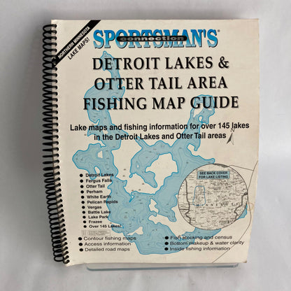 Sportsman's Connection Detroit Lakes & Otter Tail Area Fishing Map Guide Book MN