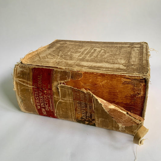 1934 Webster's New International Dictionary Hardcover Unabridged