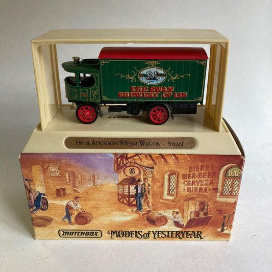 Matchbox Models of Yesteryear 1918 Atkinson Steam Wagon Swan Diecast w/ Box