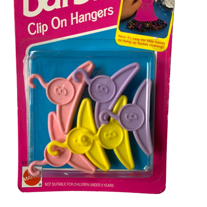 Barbie Clip On Hangers Vintage New 1993