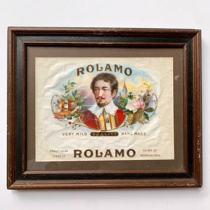 Vintage Rolamo Cigar Framed Print