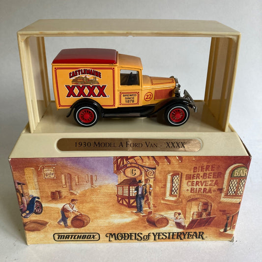 Matchbox Models of Yesteryear Model A Van Castlemaine Diecast w/Box