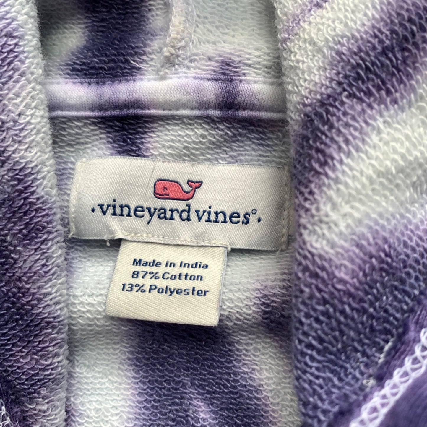 Vineyard Vines Blue Purple Tie Dye Sweatshirt Small