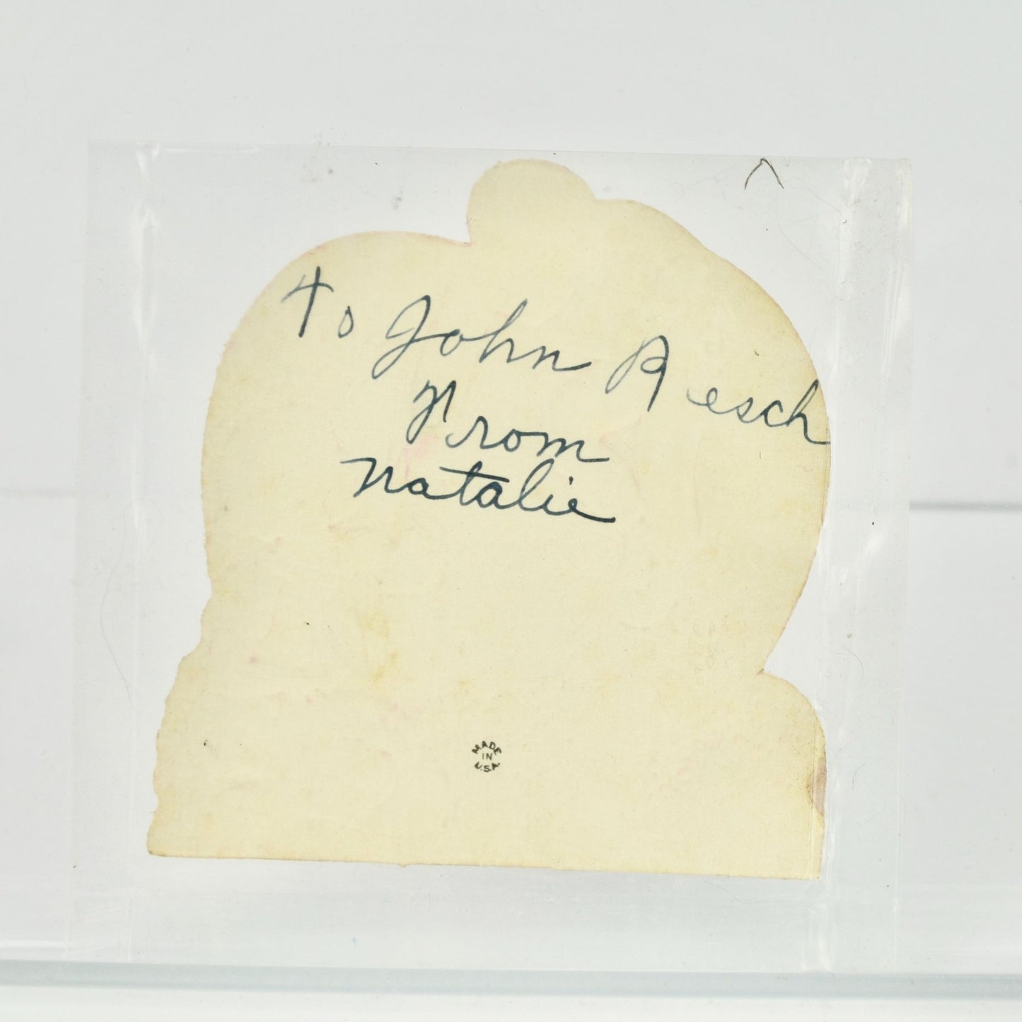 Vintage Valentine's Day Card Meet Me Halfway My