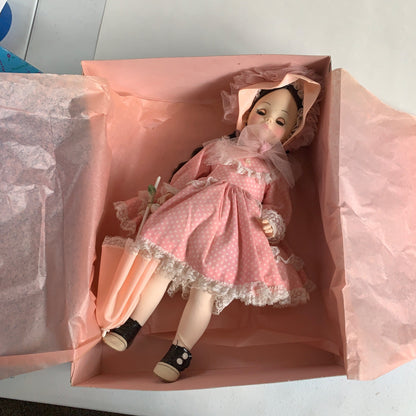 Madame Alexander Rebecca Doll Pink Dress with Box