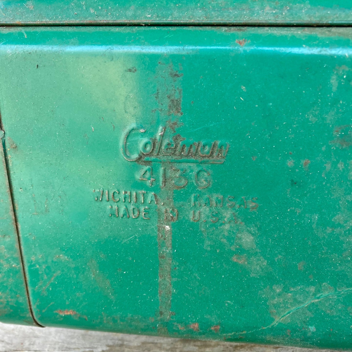 Vintage Coleman 413G Two-Burner Camp Stove Propane