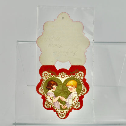 Vintage Cupid's Token Valentine Card