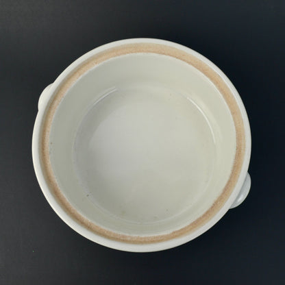 Ralph E. Hall Pink Clover Casserole Dish Lidded Vintage