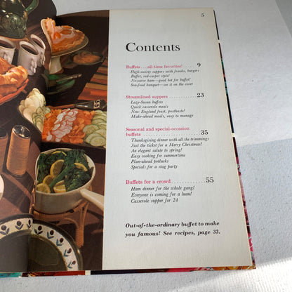 1963 Better Homes and Gardens Best Buffets Cook Book