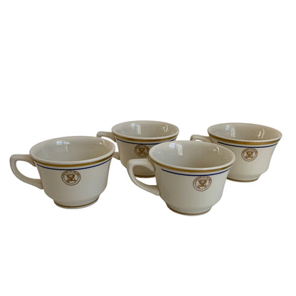 Homer Laughlin Department of the Navy Cups Mugs Lot of 4
