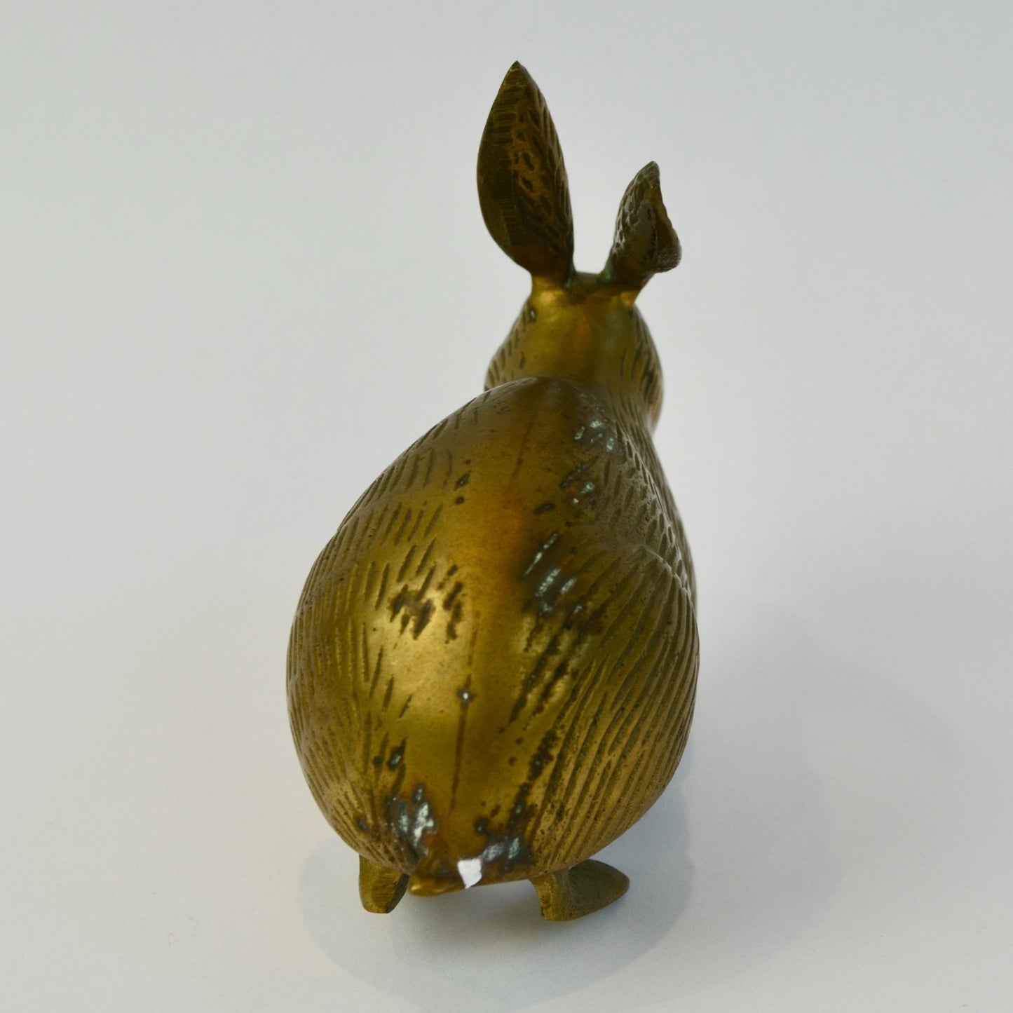 Brass Rabbit Bunny Vintage 5"