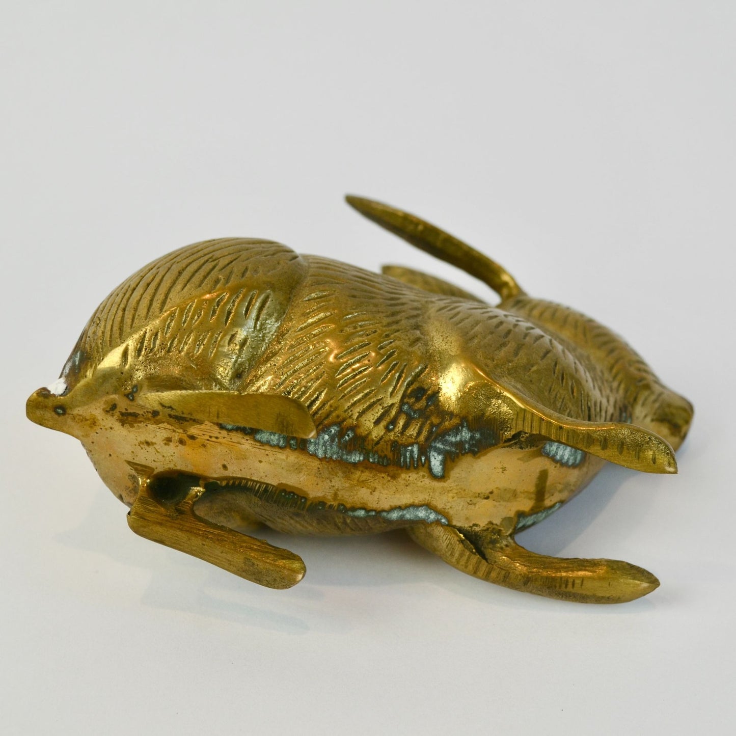 Brass Rabbit Bunny Vintage 5"