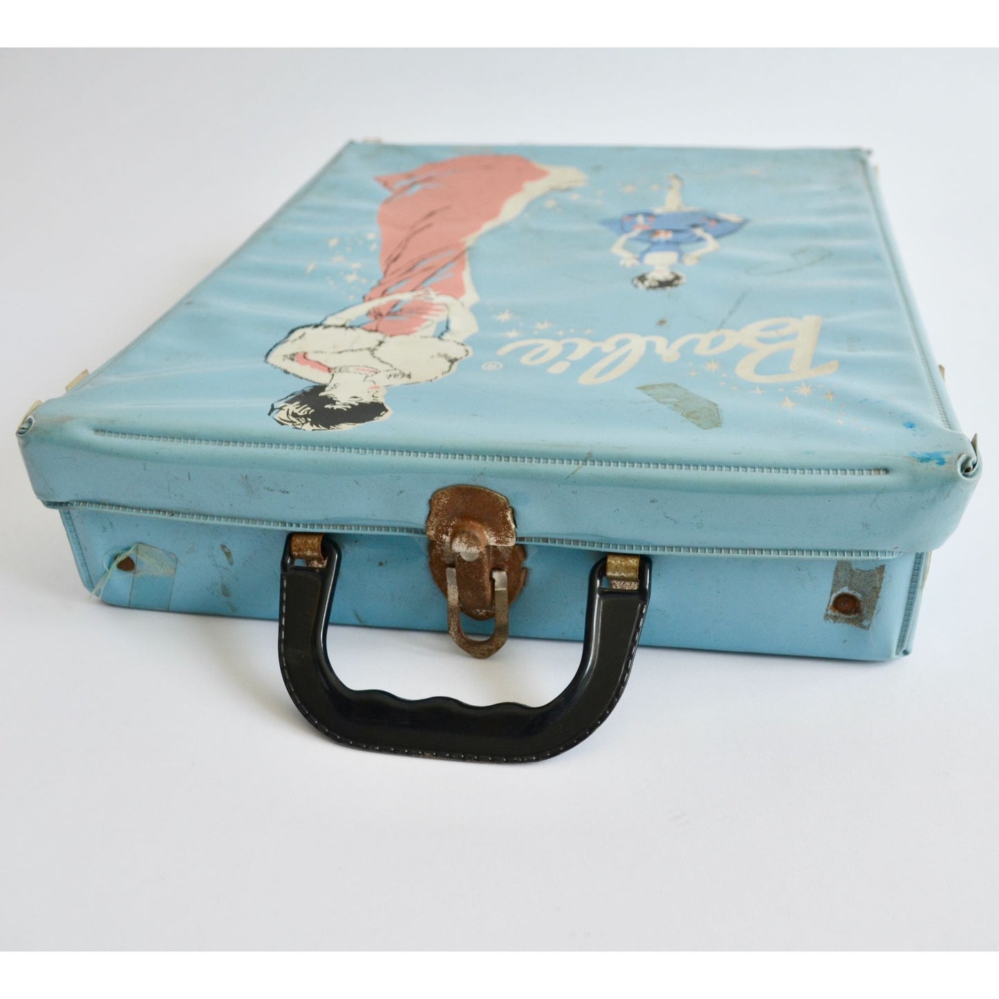 Vintage 1962 Barbie Ponytail Case Blue Mattel
